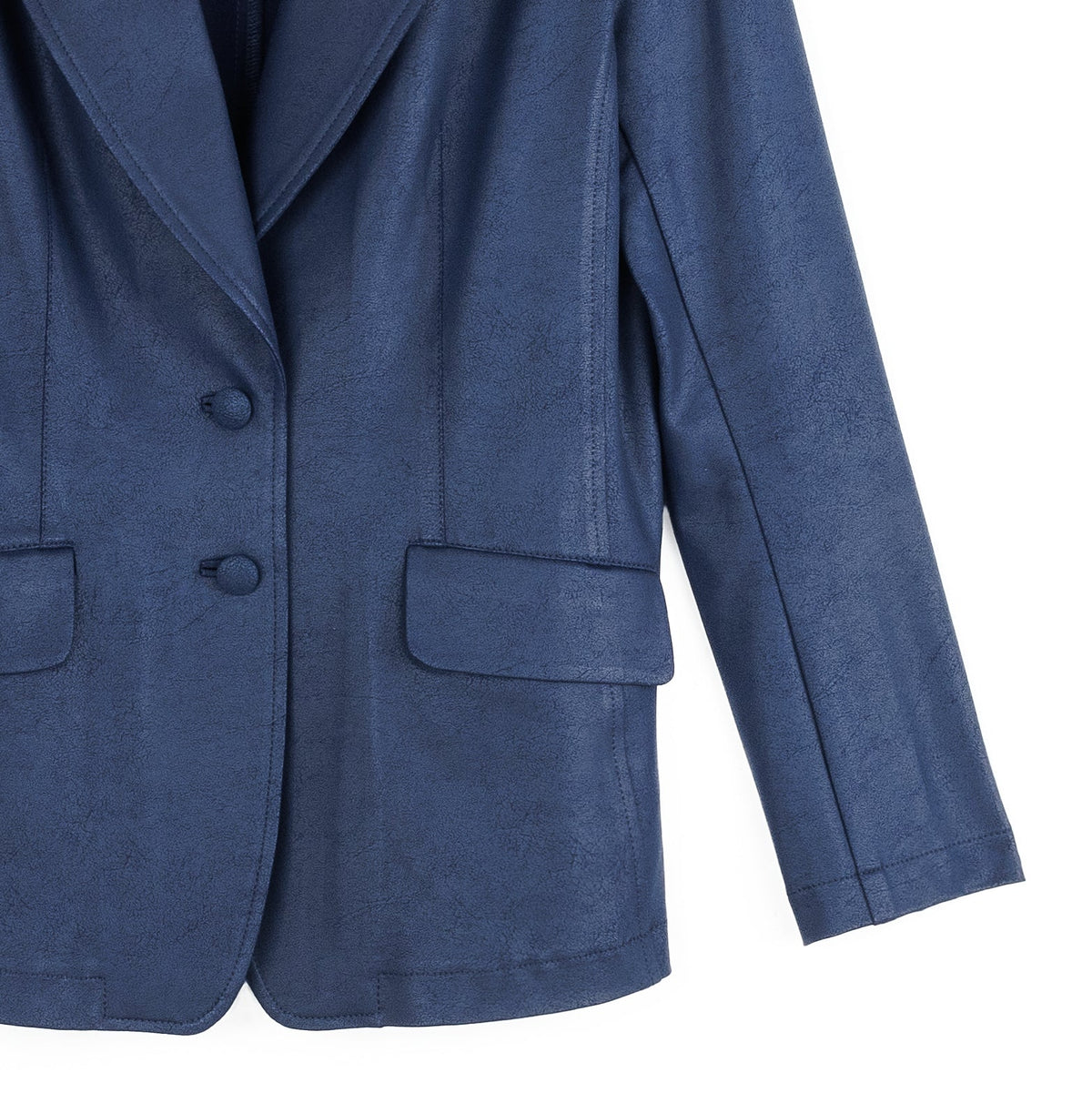 Liquid Leather™ Signature Pocket Blazer - Navy | Clara Sunwoo