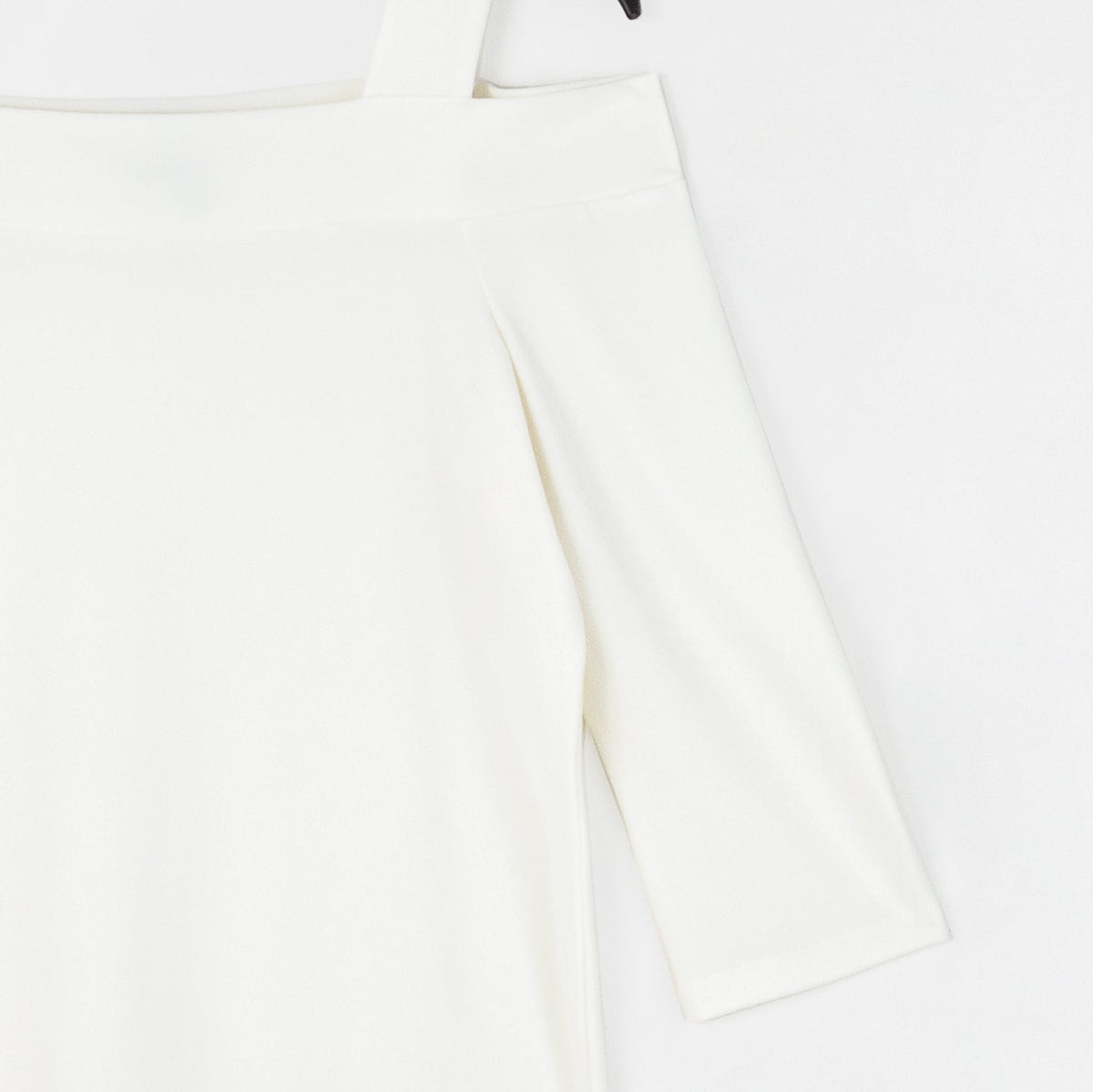 Signature Cold Shoulder Top - Ivory - Final Sale | Clara Sunwoo