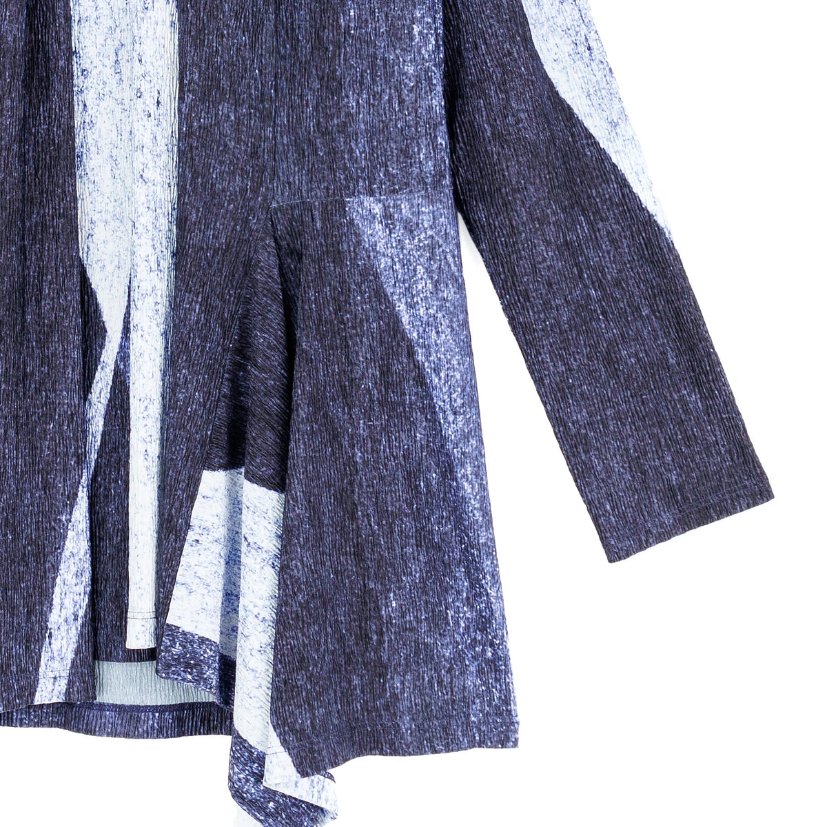 Silky Pleat - 2pc Draped Cardigan & Tank Twinset - Lunar Stripe - Final Sale | Clara Sunwoo