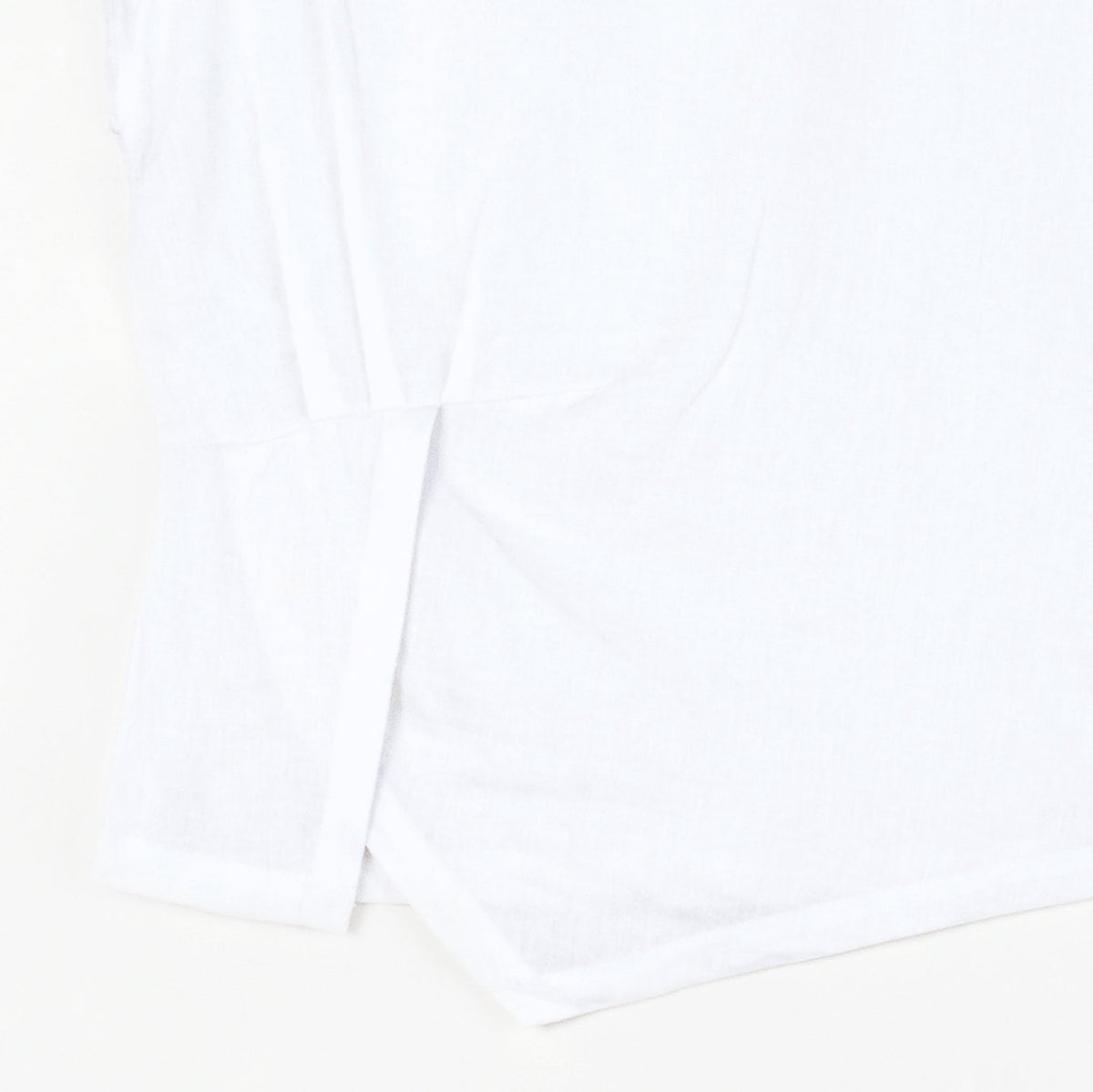 Soft Cotton - Cap Sleeve Stitch Overlay Top - White - Final Sale | Clara Sunwoo