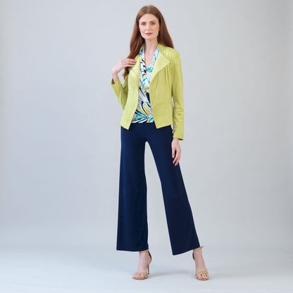 Soft Suede - Signature Jacket - Lime | Clara Sunwoo