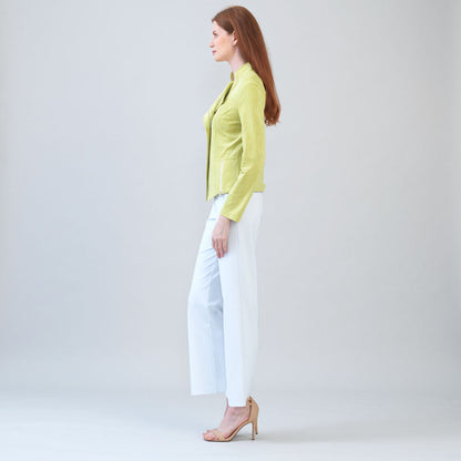 Soft Suede - Signature Jacket - Lime | Clara Sunwoo