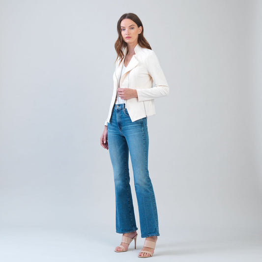 Soft Suede - Signature Jacket - Cream | Clara Sunwoo