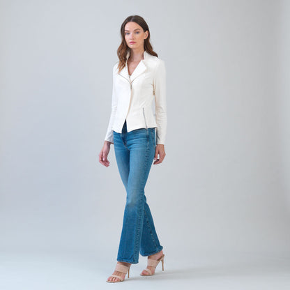Soft Suede - Signature Jacket - Cream | Clara Sunwoo