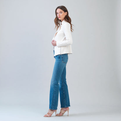 Soft Suede - Signature Jacket - Cream | Clara Sunwoo