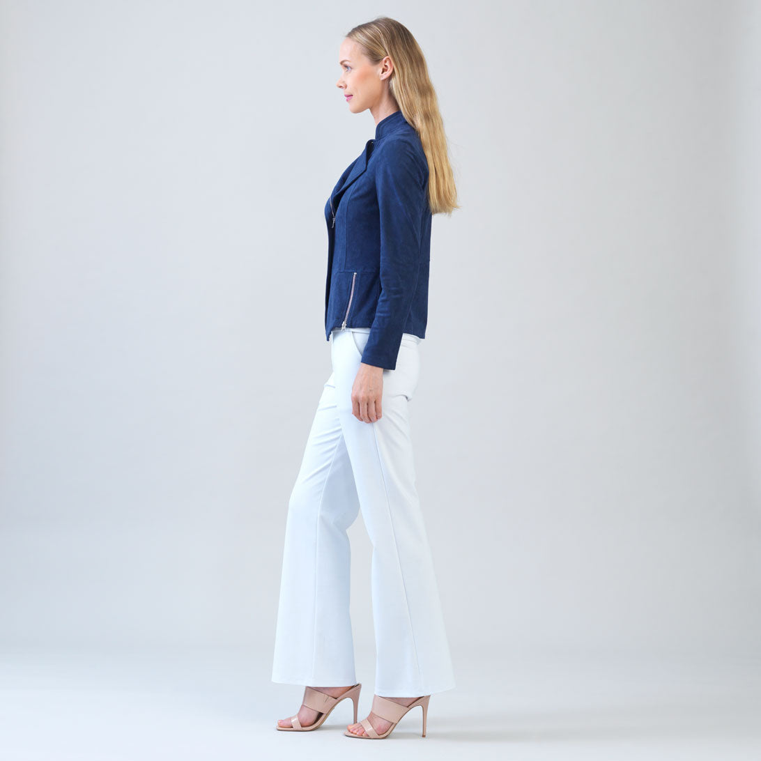 Soft Suede - Signature Jacket - Navy | Clara Sunwoo