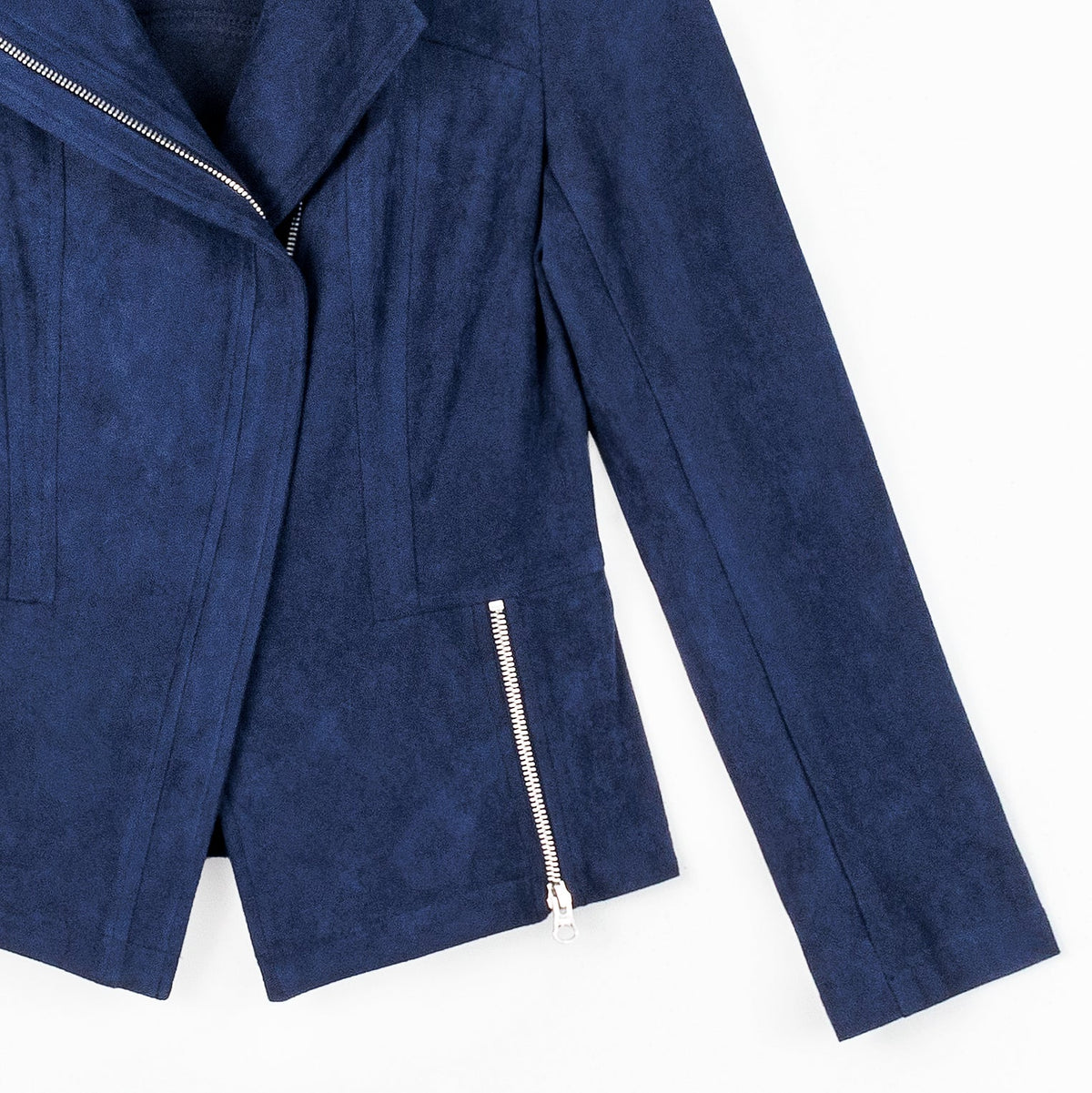Soft Suede - Signature Jacket - Navy | Clara Sunwoo