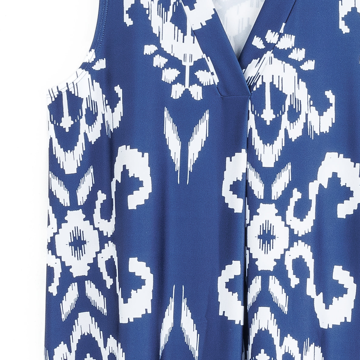 Butter Knit - Asymmetrical Tunic Tank - Tile Motif - Limited Sizes | Clara Sunwoo