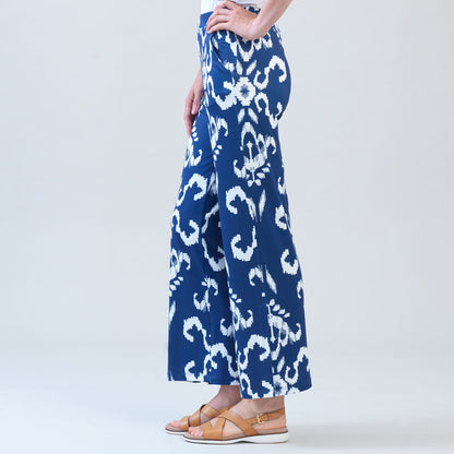 Butter Knit - Side Slit Ankle Pocket Pant - Tile Motif - Final Sale | Clara Sunwoo