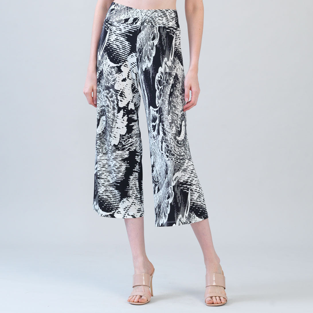 Signature Modern Gaucho Pant - Abstract Etch | Clara Sunwoo