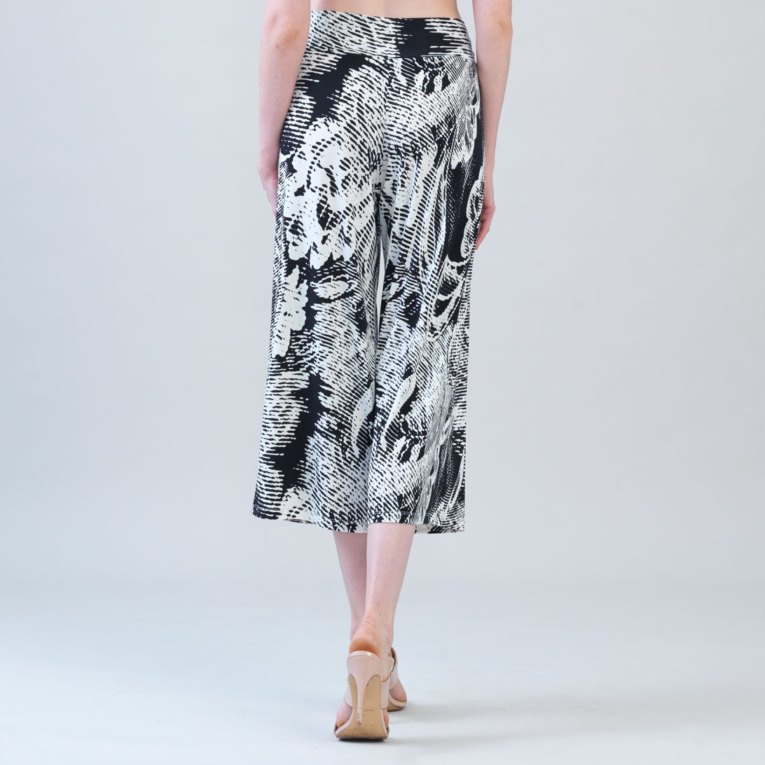Signature Modern Gaucho Pant - Abstract Etch | Clara Sunwoo