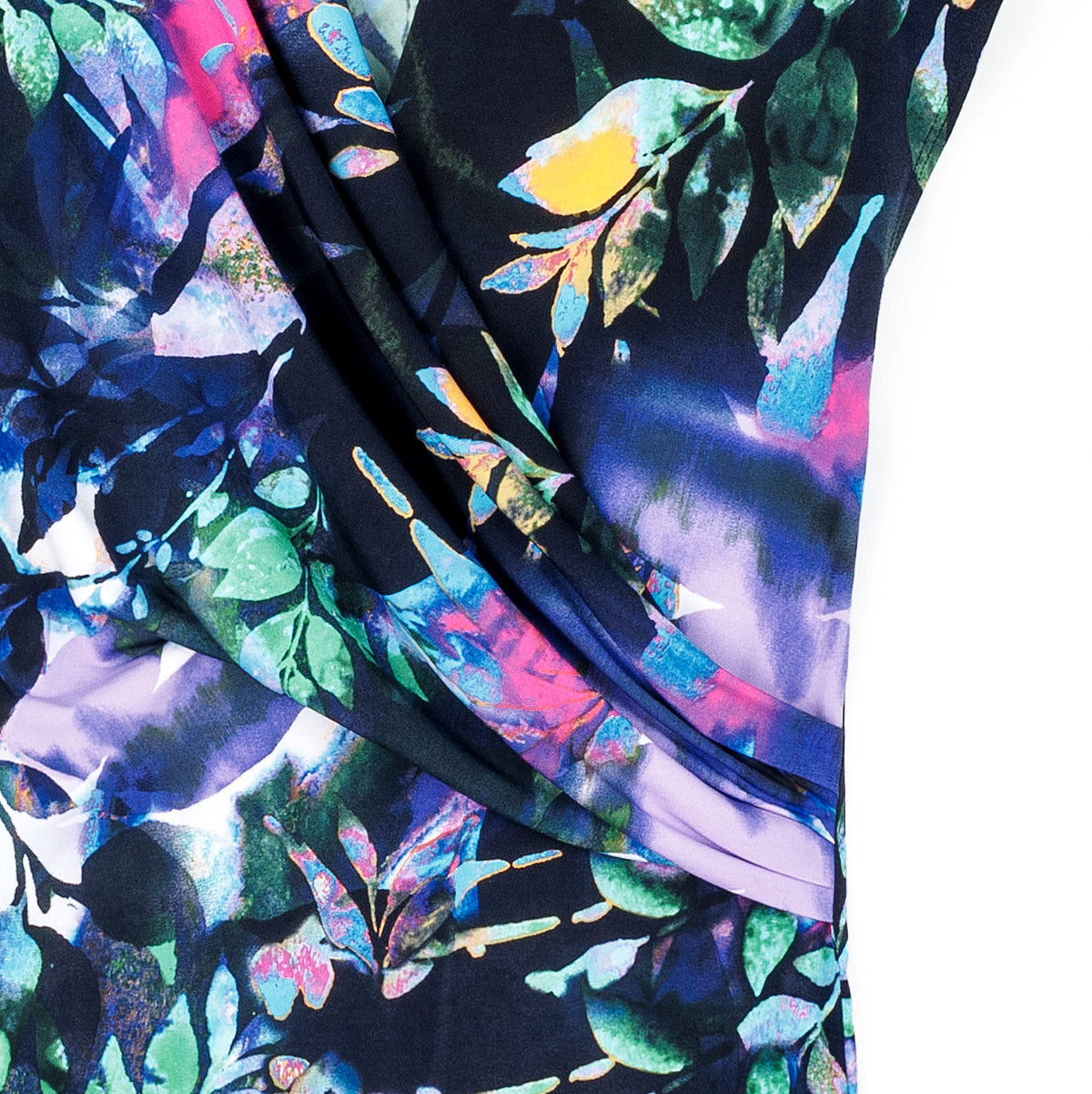 Cap Sleeve Surplice Crossover Top - Floral Dream | Clara Sunwoo