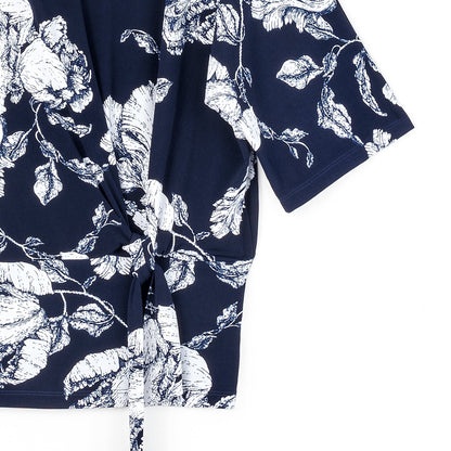 Signature Side Tie Top - Peony Blossom | Clara Sunwoo
