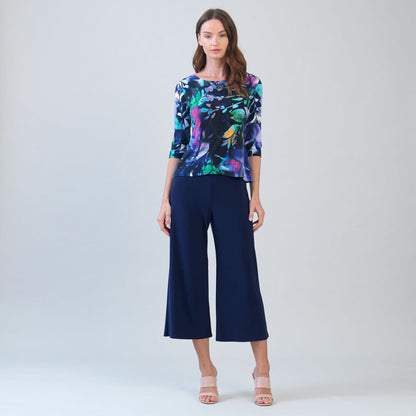 Scoop Neck Half Sleeve Top - Floral Dream - Limited Sizes | Clara Sunwoo