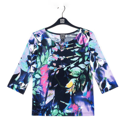 Scoop Neck Half Sleeve Top - Floral Dream - Limited Sizes | Clara Sunwoo
