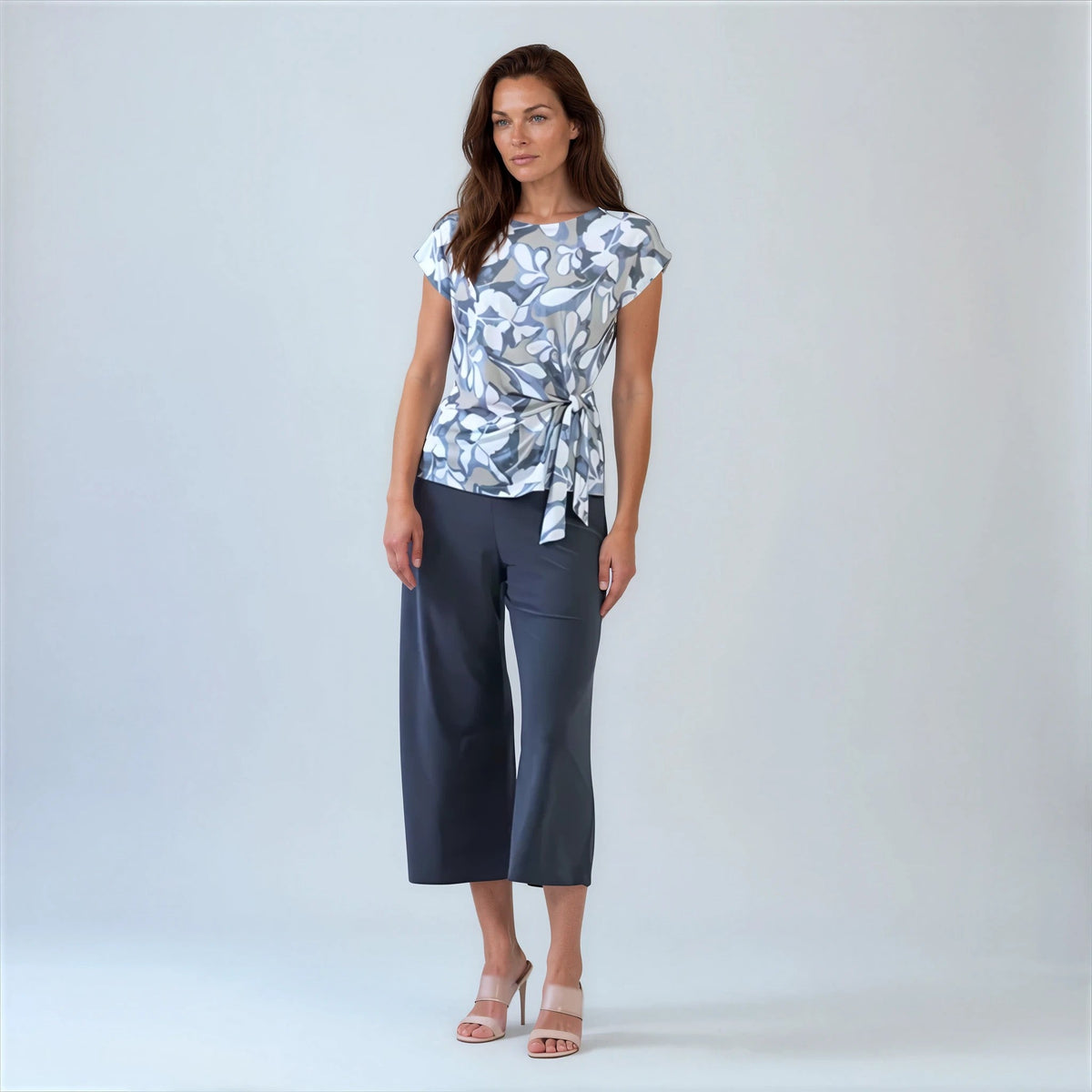 Slant Sleeve Side Tie Top - Orchid Veil - Final Sale | Clara Sunwoo