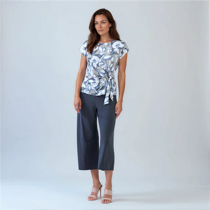 Slant Sleeve Side Tie Top - Orchid Veil - Final Sale | Clara Sunwoo