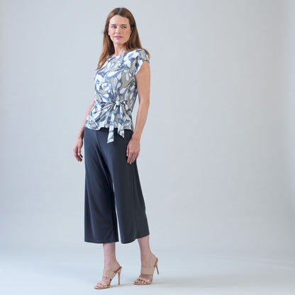 Slant Sleeve Side Tie Top - Orchid Veil - Final Sale | Clara Sunwoo
