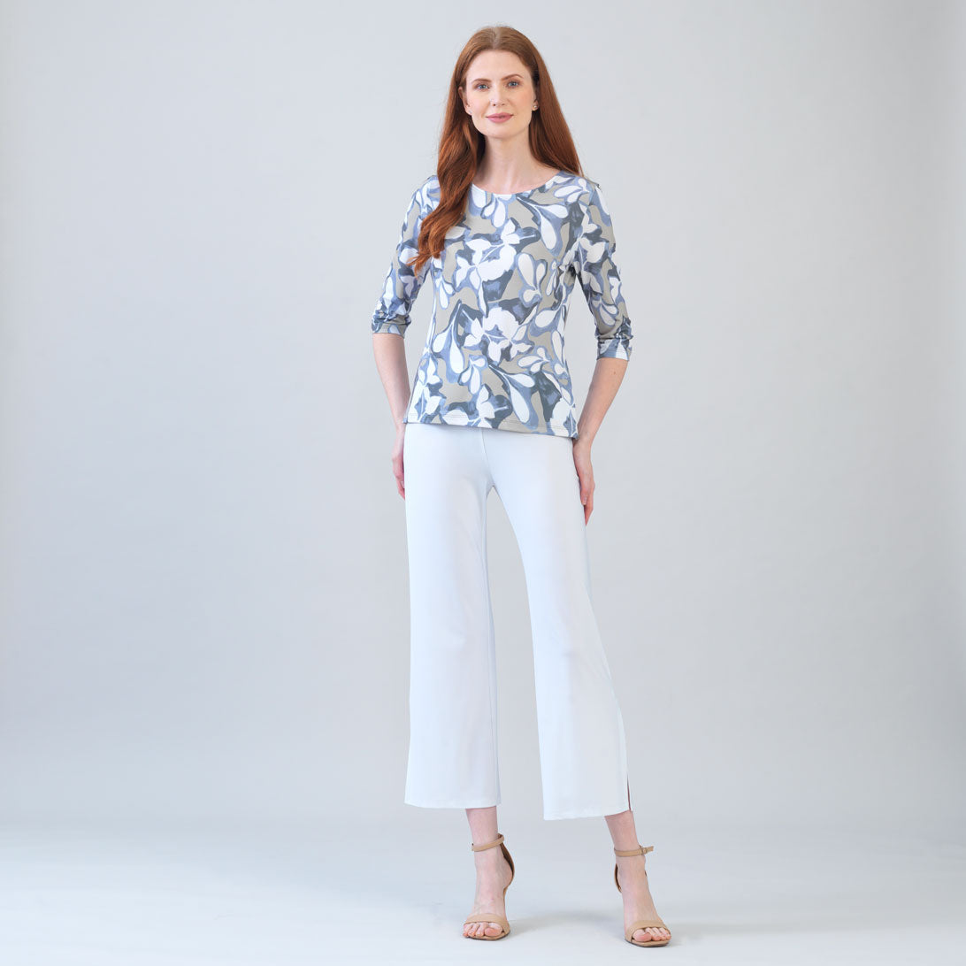 Scoop Neck Half Sleeve Top - Orchid Veil - Final Sale | Clara Sunwoo