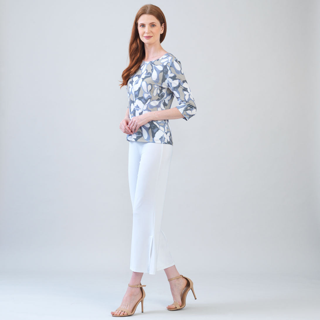 Scoop Neck Half Sleeve Top - Orchid Veil - Final Sale | Clara Sunwoo
