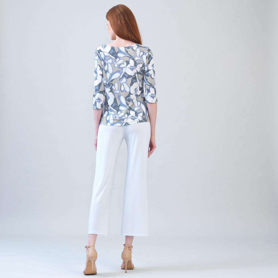 Scoop Neck Half Sleeve Top - Orchid Veil - Final Sale | Clara Sunwoo