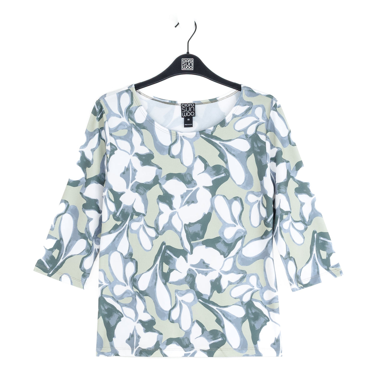 Scoop Neck Half Sleeve Top - Orchid Veil - Final Sale | Clara Sunwoo