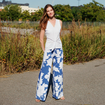 Butter Knit - Palazzo Pant - Mum Sketch - Final Sale | Clara Sunwoo