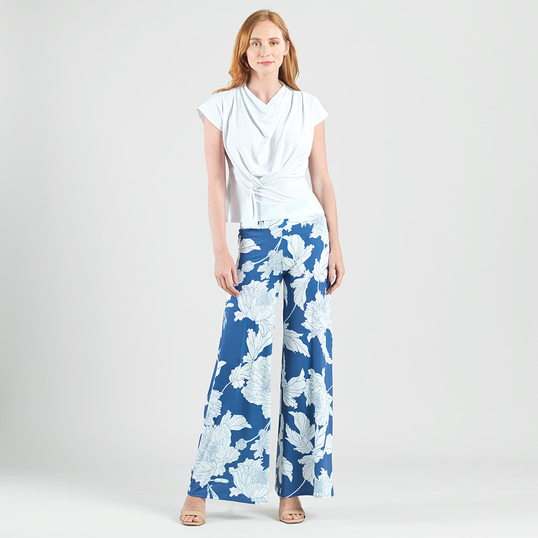 Butter Knit - Palazzo Pant - Mum Sketch - Final Sale | Clara Sunwoo