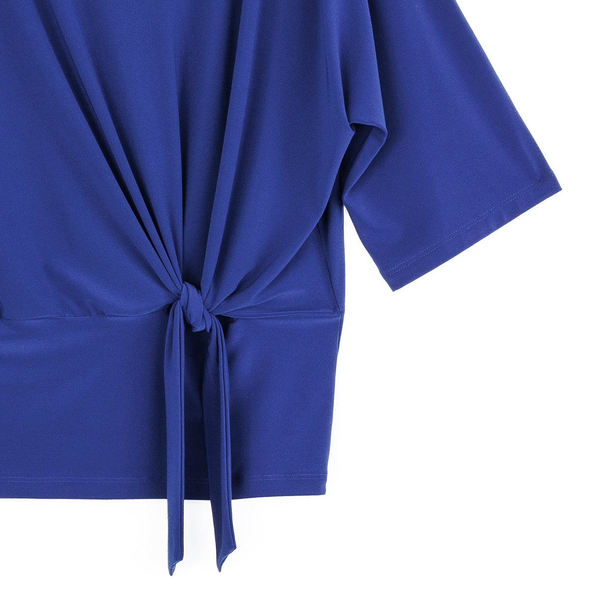 Signature Side Tie Top - Cobalt - Limited Sizes | Clara Sunwoo