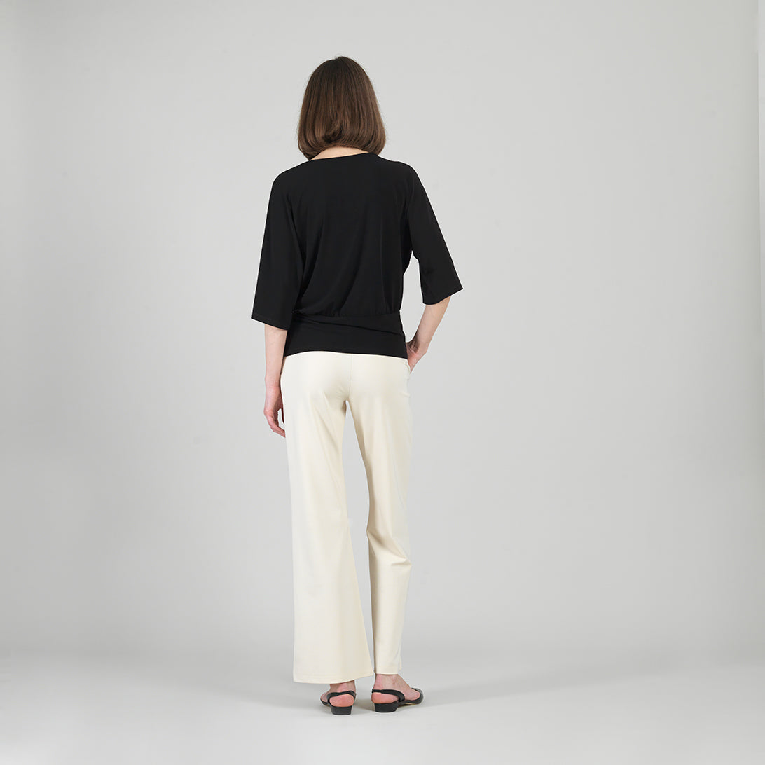 Signature Side Tie Top - Black | Clara Sunwoo