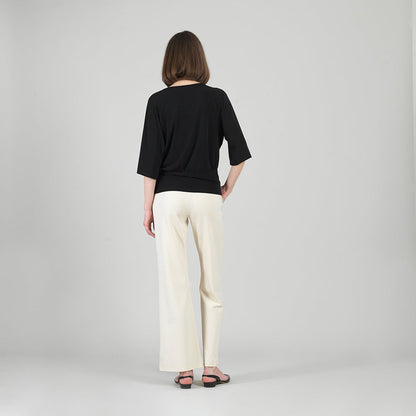 Signature Side Tie Top - Black | Clara Sunwoo
