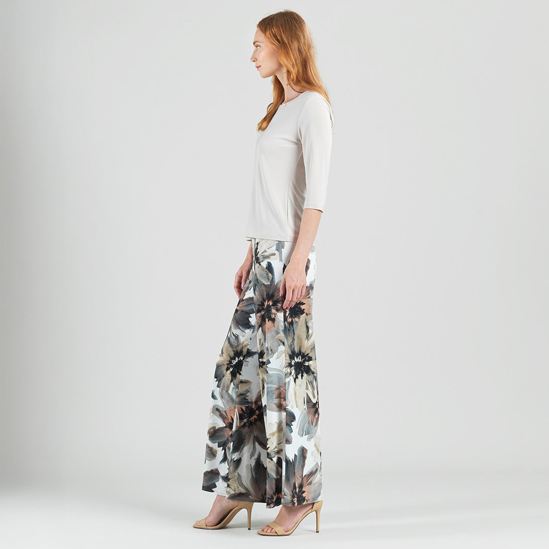 Scoop Neck Half Sleeve Top - Bone | Clara Sunwoo