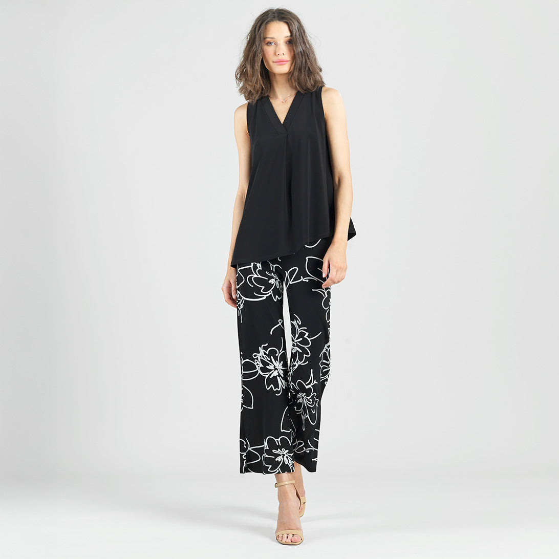 Asymmetrical Tunic Tank - Black - Final Sale | Clara Sunwoo