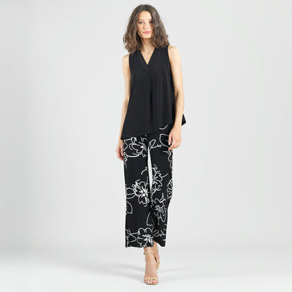 Asymmetrical Tunic Tank - Black - Final Sale | Clara Sunwoo