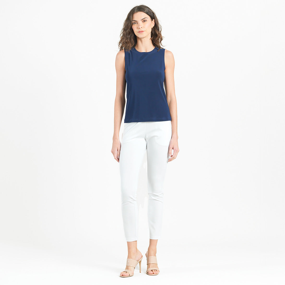 Modern Jewel Neck Tank - 5 Colors | Clara Sunwoo