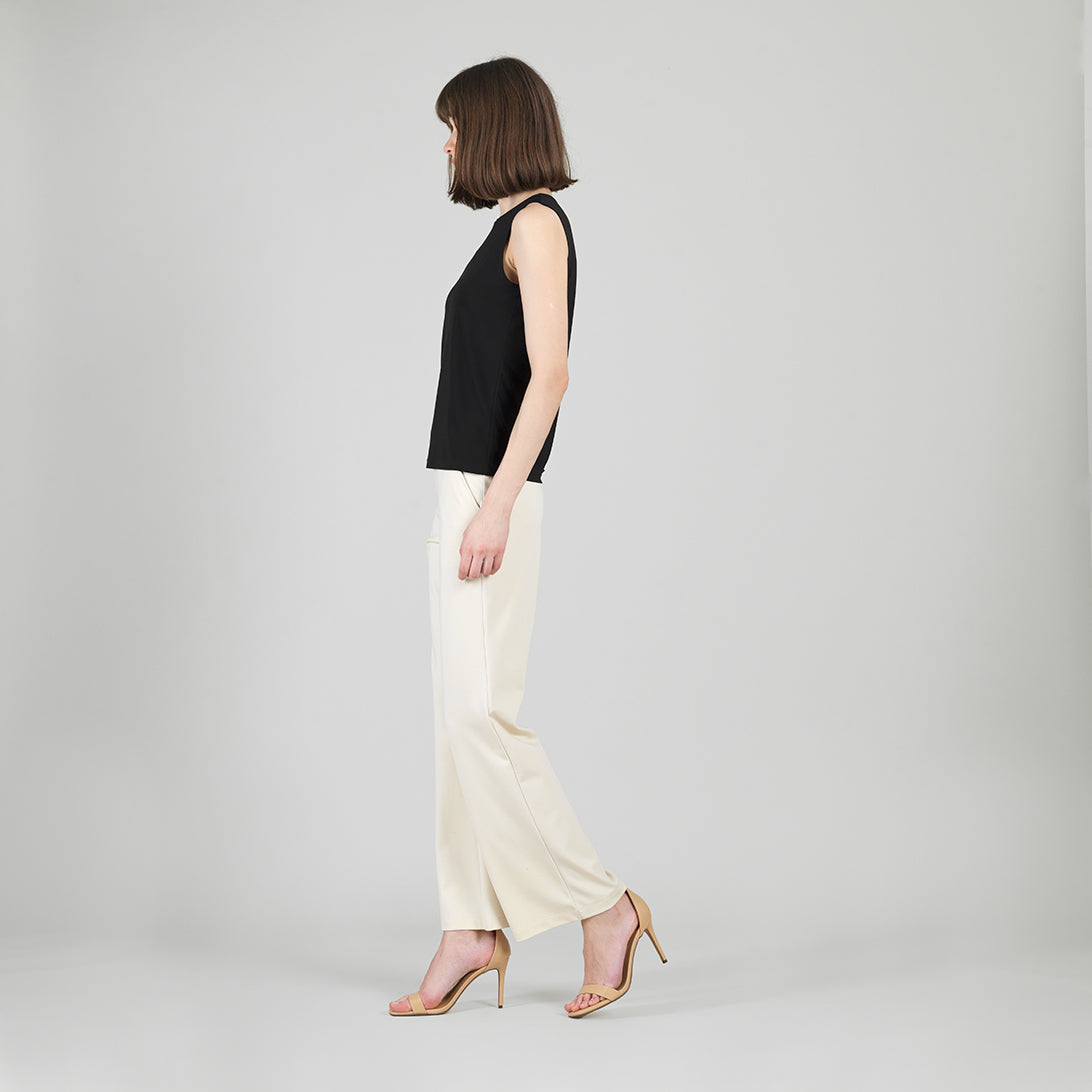 Modern Jewel Neck Tank - 5 Colors | Clara Sunwoo