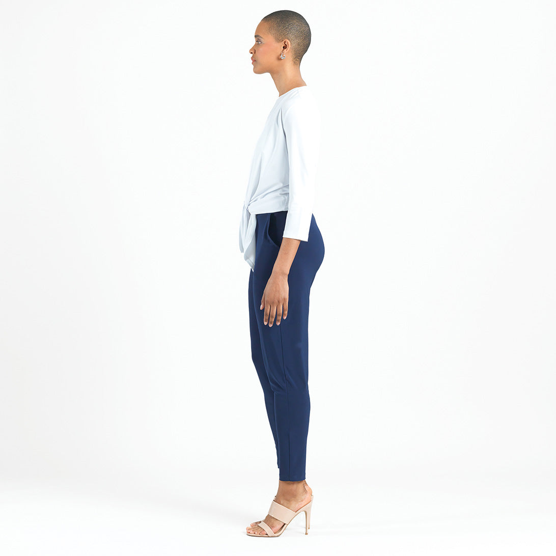 Modern Tie Front Cardigan - White | Clara Sunwoo