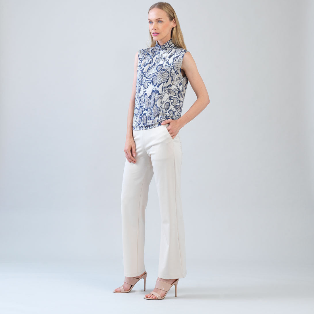 Butter Knit - Mock Neck Box Tank - Python Scale - Final Sale! | Clara Sunwoo