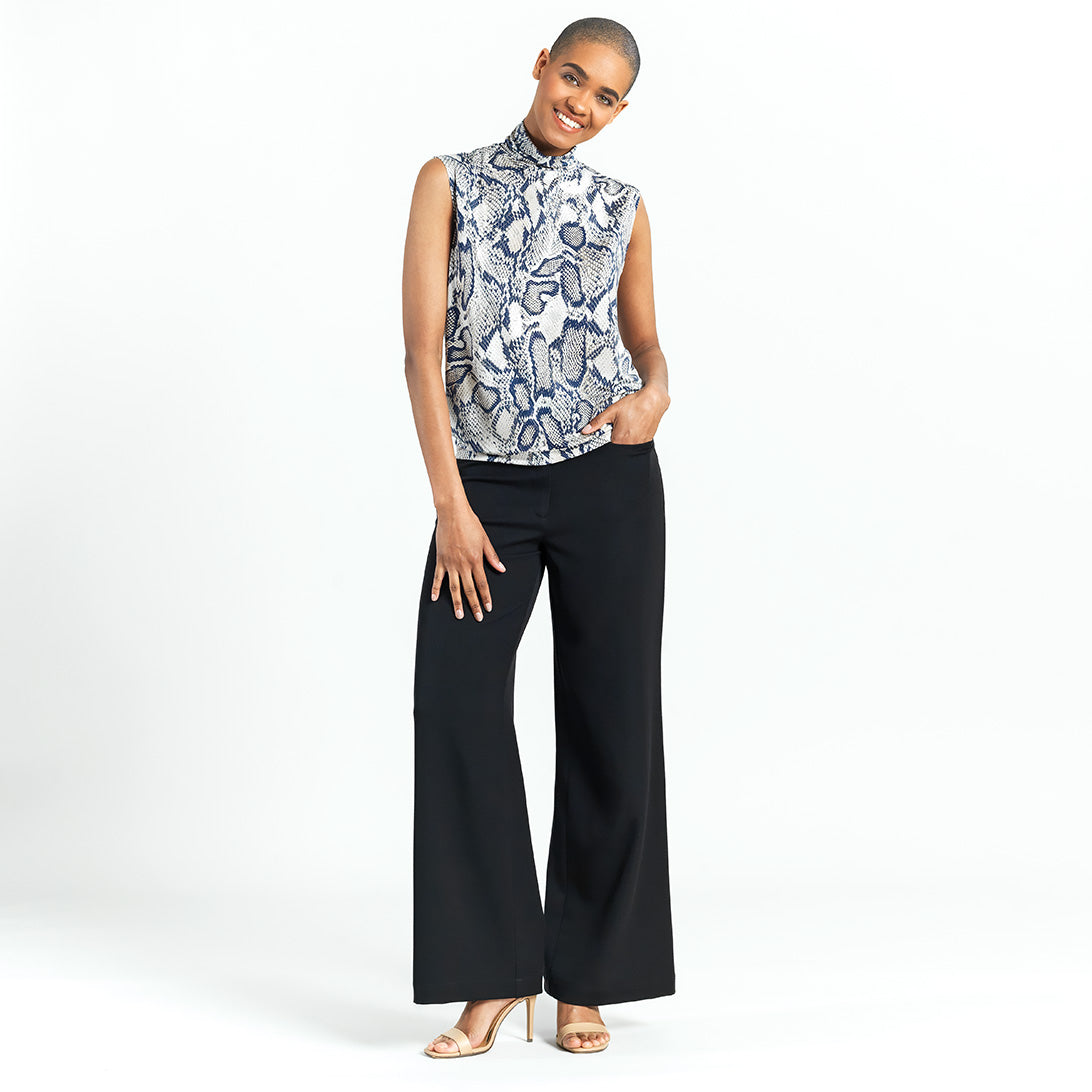 Butter Knit - Mock Neck Box Tank - Python Scale - Final Sale! | Clara Sunwoo