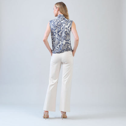 Butter Knit - Mock Neck Box Tank - Python Scale - Final Sale! | Clara Sunwoo