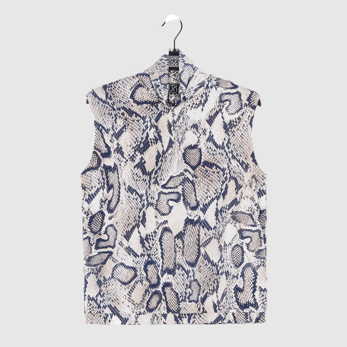 Butter Knit - Mock Neck Box Tank - Python Scale - Final Sale! | Clara Sunwoo