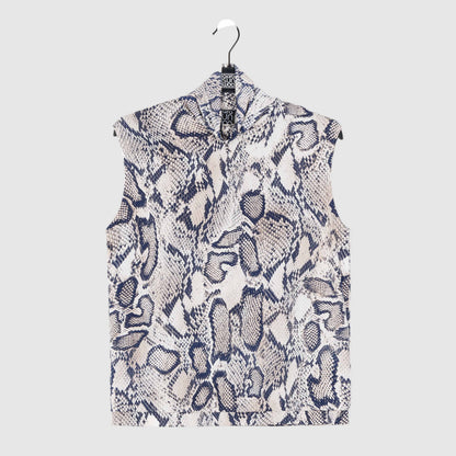 Butter Knit - Mock Neck Box Tank - Python Scale - Final Sale! | Clara Sunwoo