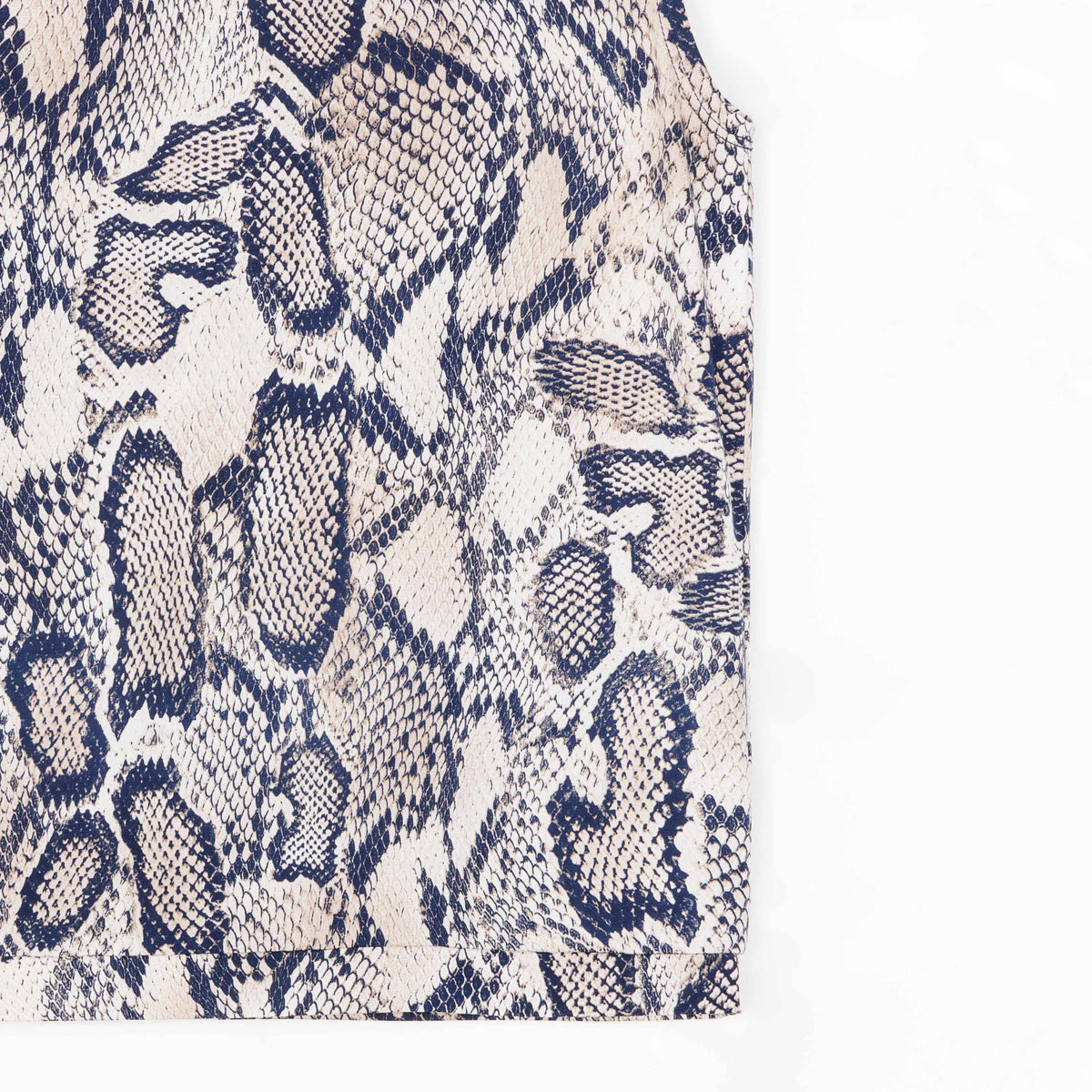 Butter Knit - Mock Neck Box Tank - Python Scale - Final Sale! | Clara Sunwoo