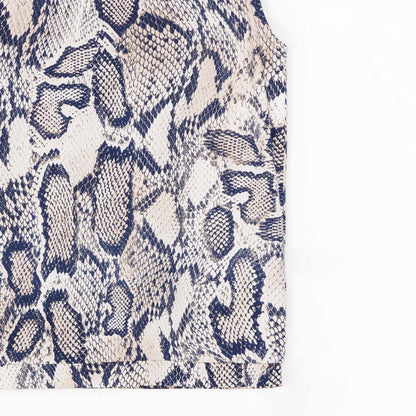 Butter Knit - Mock Neck Box Tank - Python Scale - Final Sale! | Clara Sunwoo