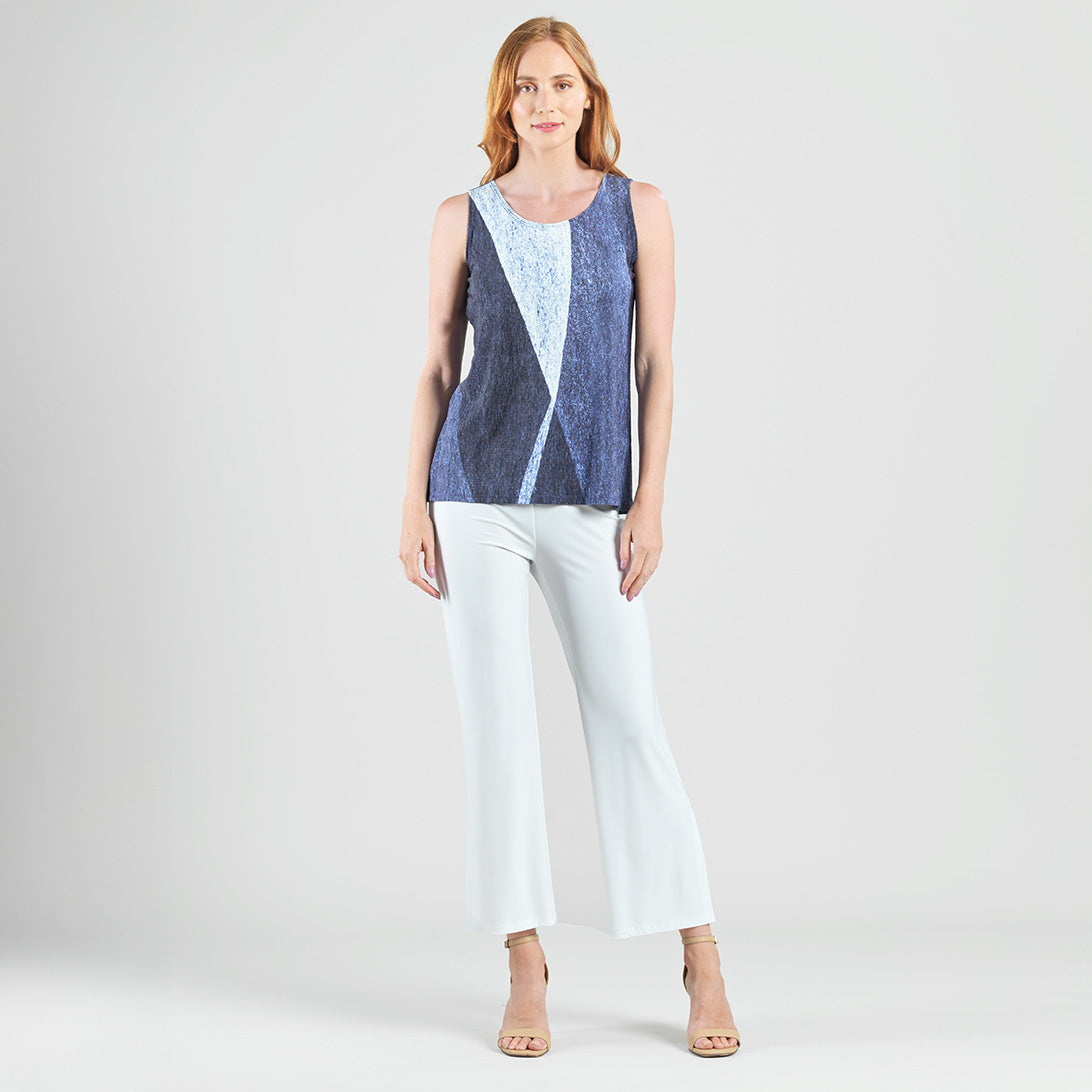 Silky Pleat - 2pc Draped Cardigan & Tank Twinset - Lunar Stripe - Final Sale | Clara Sunwoo