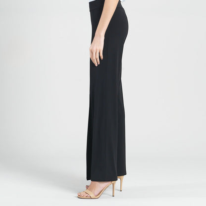 Kick Front High Slit Pant - Black | Clara Sunwoo