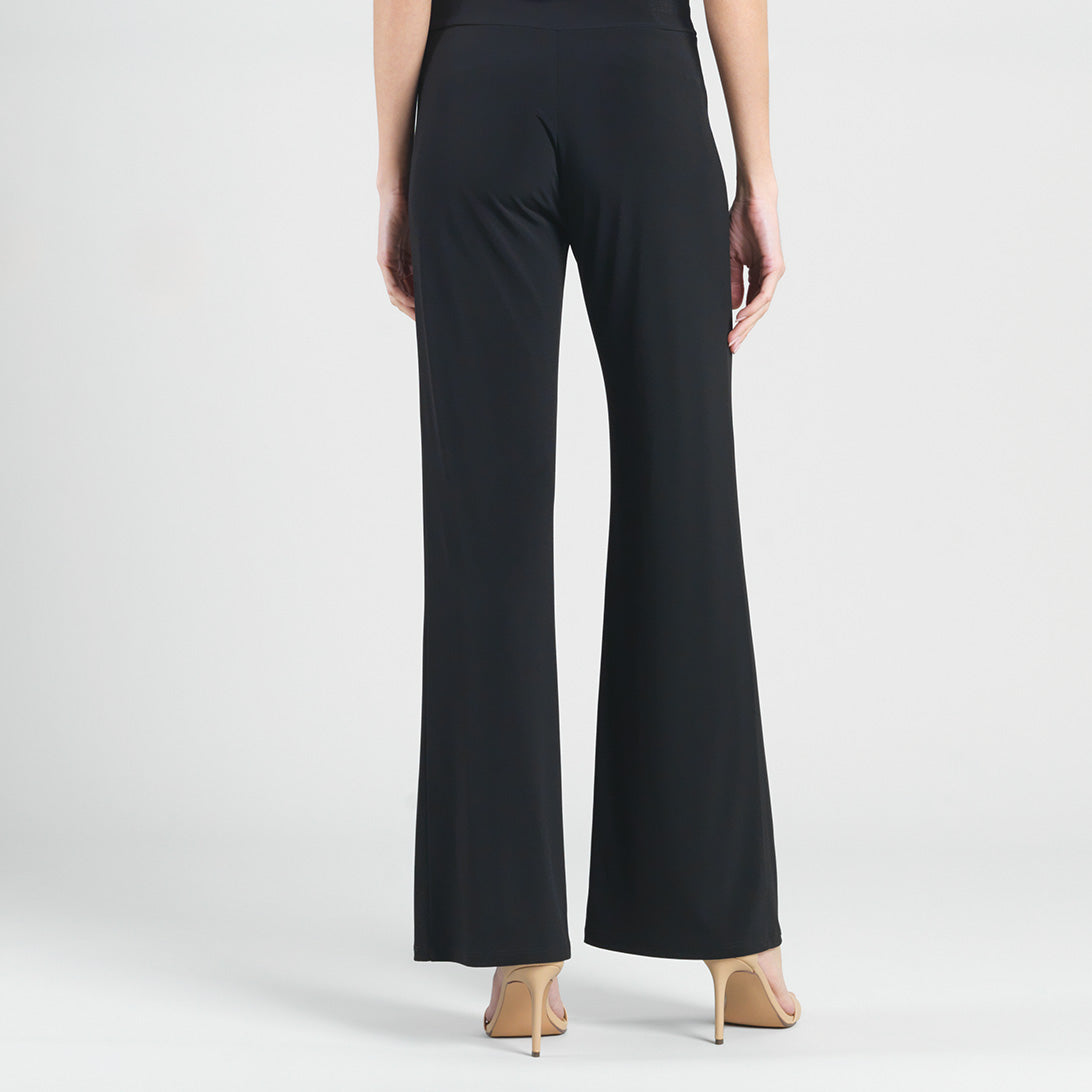 Kick Front High Slit Pant - Black | Clara Sunwoo