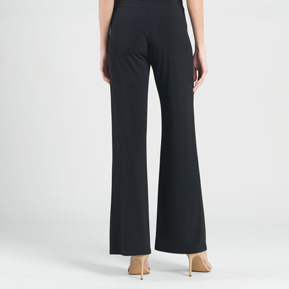 Kick Front High Slit Pant - Black | Clara Sunwoo