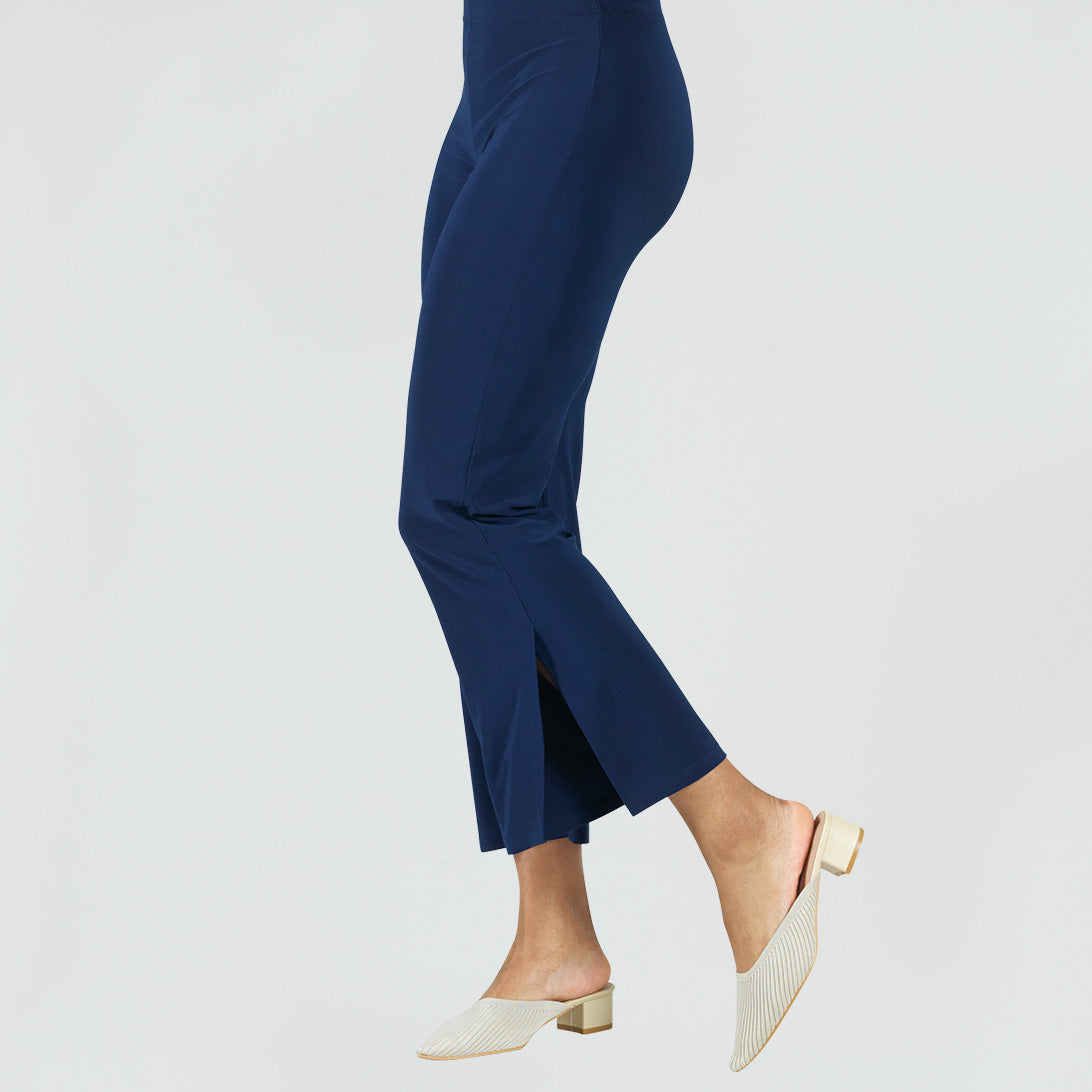 Signature Side Slit Ankle Pant - 4 Colors | Clara Sunwoo