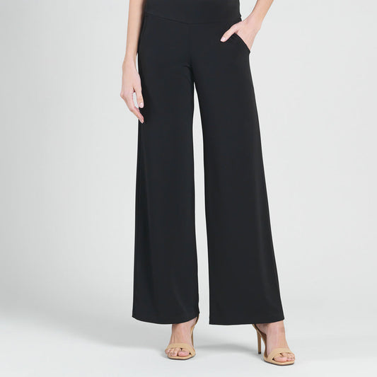 Signature Wide Leg Pocket Pant - Black | Clara Sunwoo